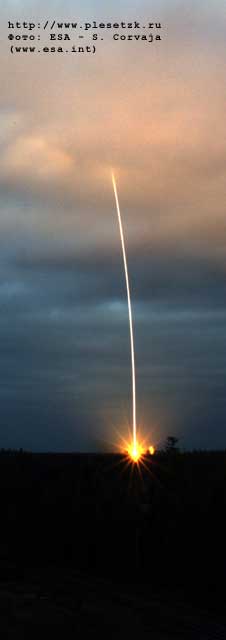 Космодром "Плесецк". Запуск РН "Рокот"<br><b>Фото:</b> ESA - S. Corvaja